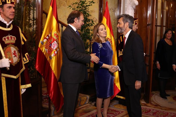 Pío García Escudero, Ana Pastor y Carlos Lesmes 