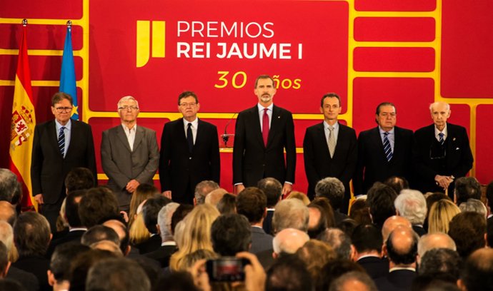 Entrega de la 30ª edición de los “Premios Rey Jaime I” en Valencia