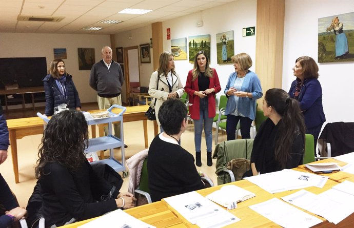 María Márquez visita AFA en Huelva.