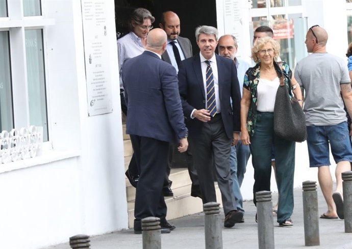 Manuela Carmena y Ángel Garrido