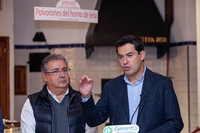 Juanma Moreno y Juan Ignacio Zoido, este miércoles