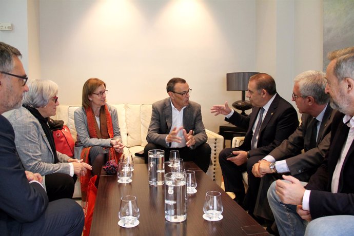Caraballo se reúne con responsables institucionales de Tarragona.