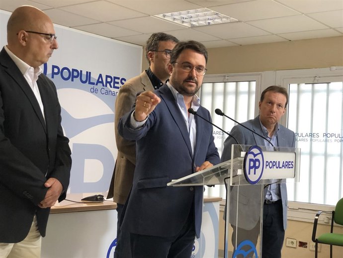El presidente del Partido Popular de Canarias, Asier Antona