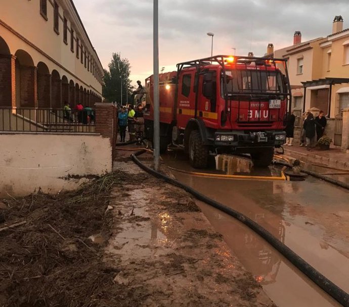 Lluvias, temporal, octubre 2018, Málaga