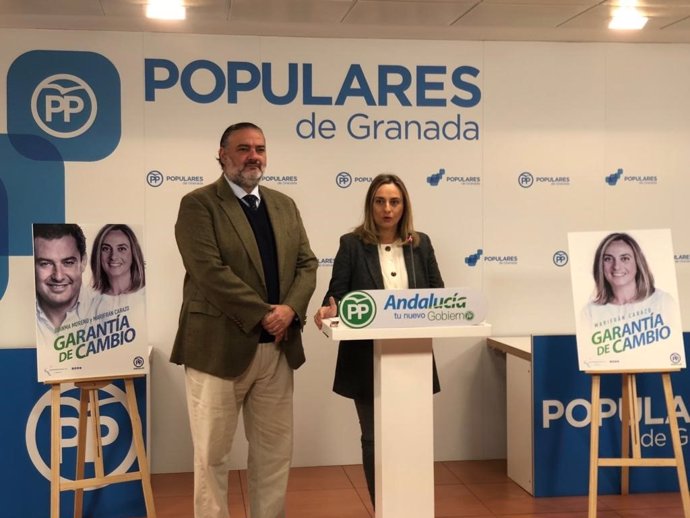 Pablo García y Marifrán Carazo informan sobre la campaña del PP
