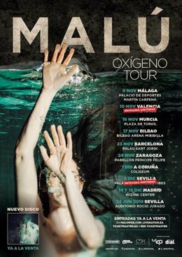 Oxigeno tour malú málaga