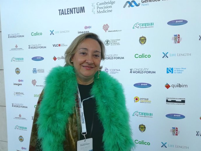 Ángela Nieto en el Longevity World Forum