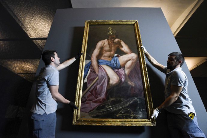 L'obra 'Mart' de Velázquez arriba al Caixaforum de Barcelona