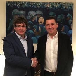 Carles Puigdemont i Arnaldo Otegi