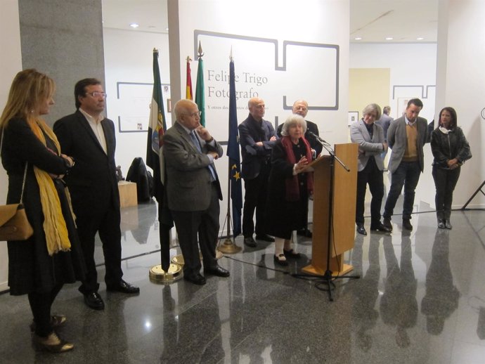 Inauguración exposición sobre Felipe Trigo en Badajoz