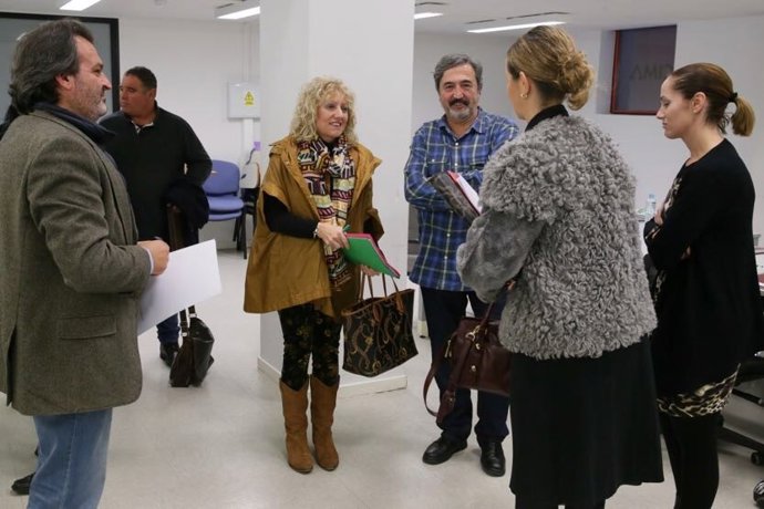 La vicepresidenta, Eva Díaz Tezanos, en el CIMA