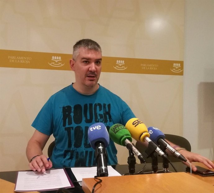 El portavoz de Podemos, Germán Cantabrana