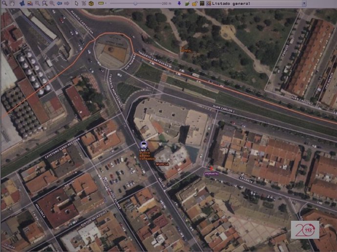 El lugar del atropello