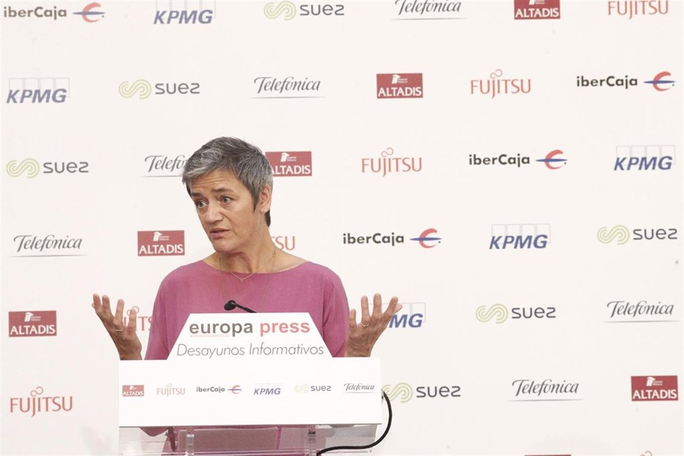 Desayuno Informativo de Europa Press con Margrethe Vestager, Comisaria Europea d