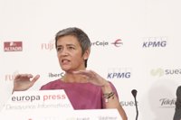 Vestager afirma que le gustaría repetir como comisaria de Competencia