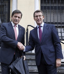 Javier Fernández y Alberto Núñez Feijóo