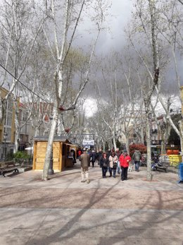 El bulevar Peña Gorbea en Puente de Vallecas