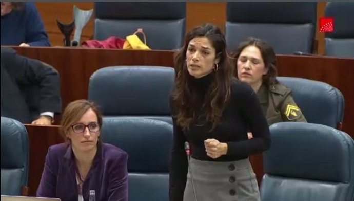 La portavoz de Podemos en la Asamblea de Madrid, Clara Serra