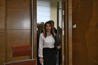 Susana Díaz acusa al PP de citarla en el Senado como candidata y no como presidenta por "intereses" electorales