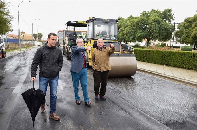 Sevilla 07/11/2018 Juan Manuel Flores En Las Obras De La Ronda Doctora Oeste. Fo