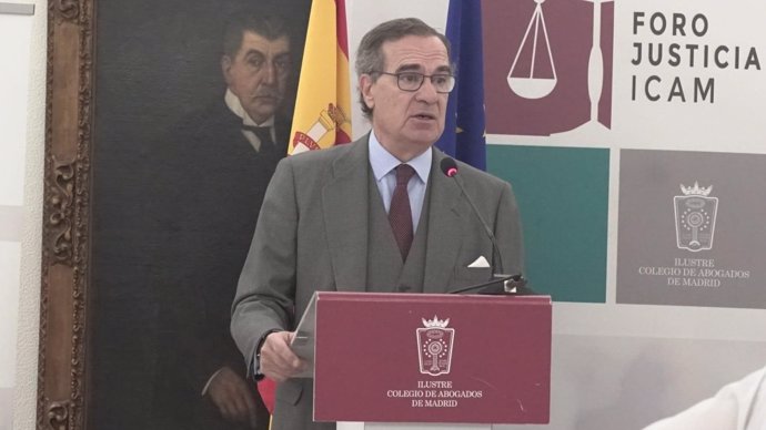El decano del ICAM, José María Alonso