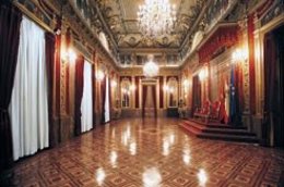Salón del Trono del Palacio de Navarra.
