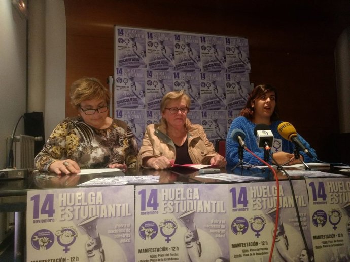 Presentación de la huelga del 14-N.
