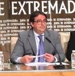 José María Vergeles en rueda de prensa este jueves en Mérida