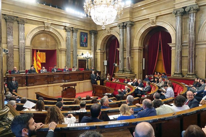 ARCHIVO / Pleno del Parlament
