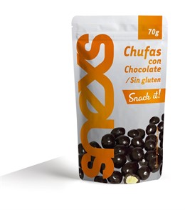 Snack de chufa con chocolate