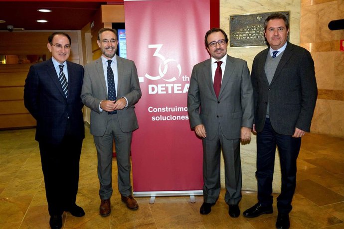 Javier Fernández de Lara, Felipe López, Arturo Coloma y Juan Espadas,