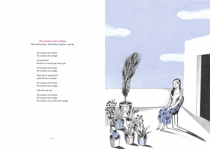 Olivia Newton-John publica un libro-cd sobre el cáncer ilustrado por Blanch