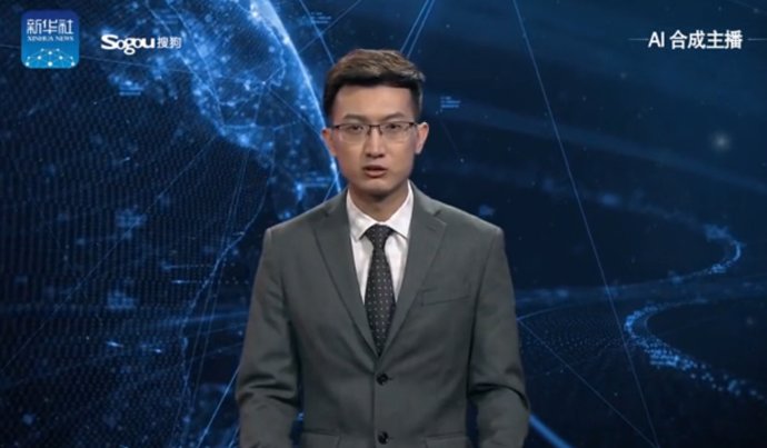Presentador IA China