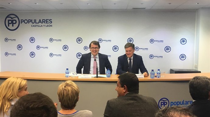 Valladolid.- Fernández Mañueco y Vázquez, en el Comité Ejecutivo del PP