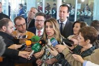 Susana Díaz pide a PP-A frenar la campaña "canalla" contra ella y avisa de que la "política del odio" es "mal camino"