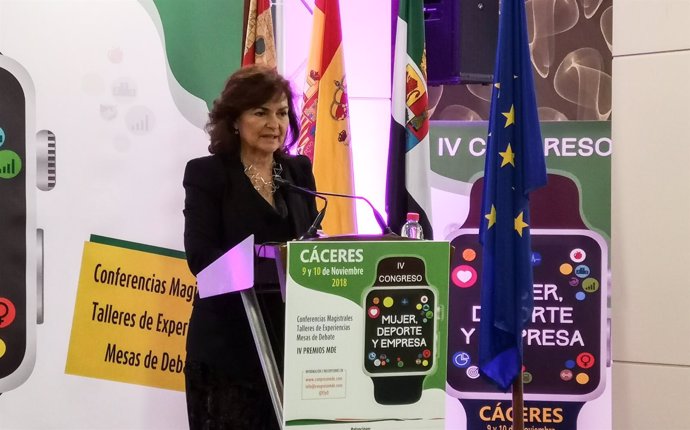Carmen Calvo, vicepresidenta del Gobierno