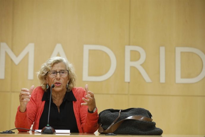 La alcaldesa de Madrid ofrece rueda de prensa sobre su candidatura a las eleccio