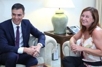 Armengol se reunirá el próximo miércoles con Sánchez para tratar temas "amplios" de Baleares, entre ellos el REB