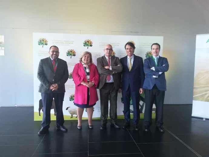 Clara Aguilera, en el I Congreso Hispano-Luso de Ganadería Extensiva.