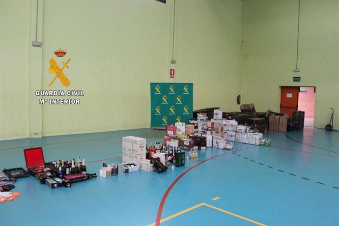 Material incautado en la operación 'Lopo'