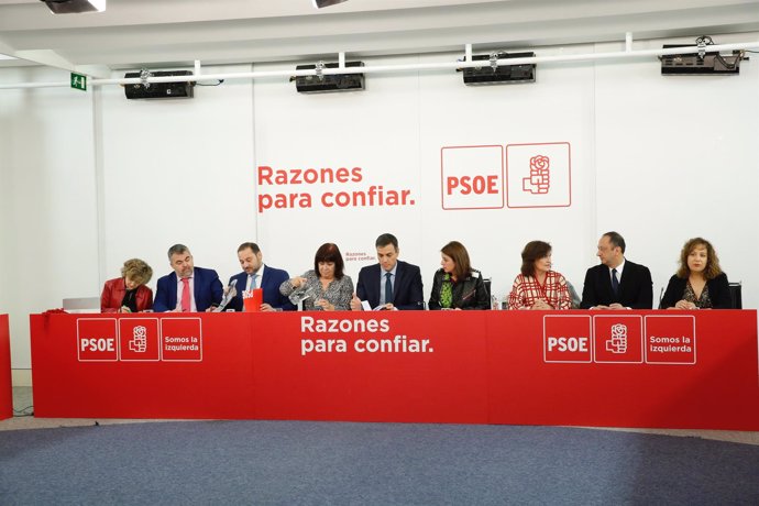 Reunión de la Ejecutiva Federal del PSOE