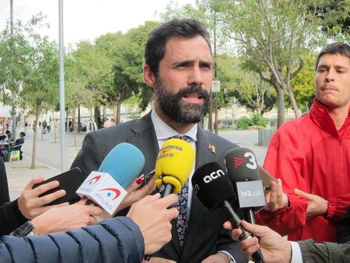 El president del Parlament, Roger Torrent, en una imatge d'arxiu