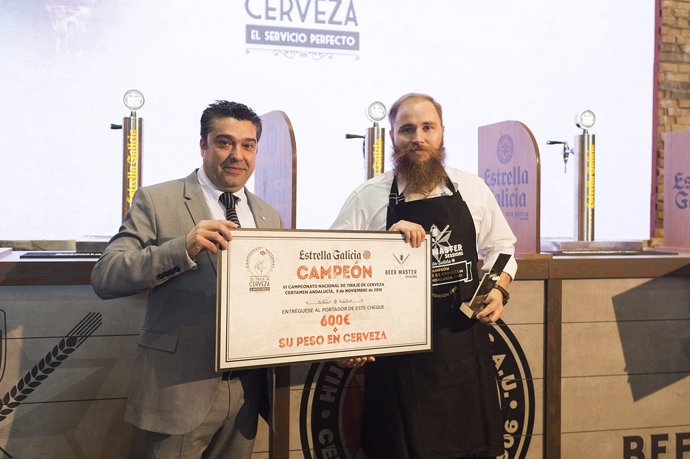 Ganador Mejor Tirador de Cerveza Estrella Galicia de Andalucía