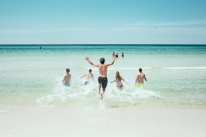 Platja, vacances