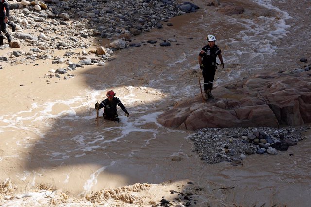 Inundaciones en Jordania