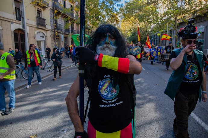 Manifestació de Jusapol a Barcelona