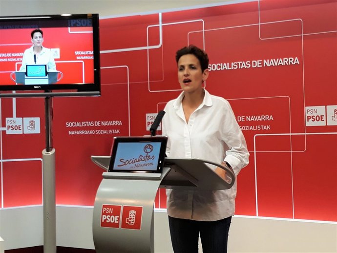 La secretaria general del PSN, María Chivite