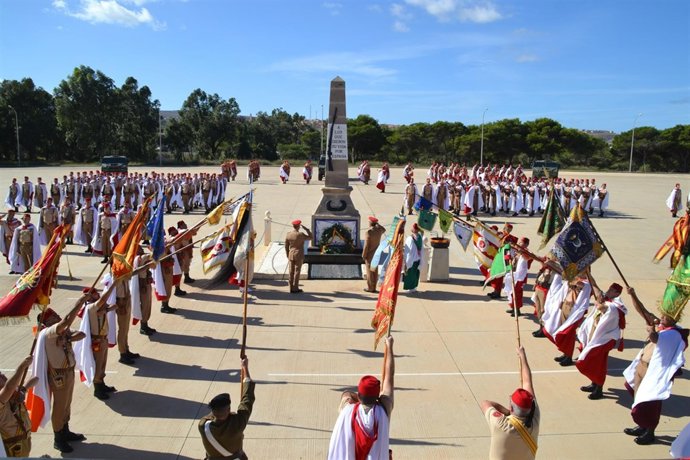 Homenaje en Melilla a los que dieron su vida por España