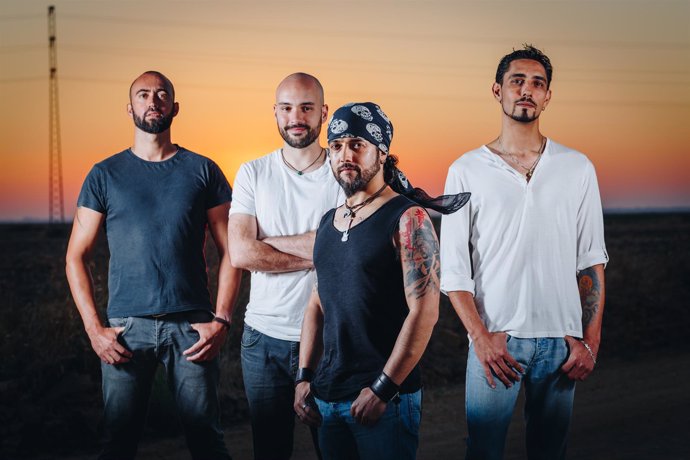 El grupo de rock español Gritando en silencio