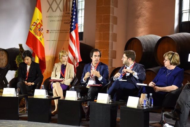 Sesión de trabajo durante el XXIII Foro España – EE.UU.